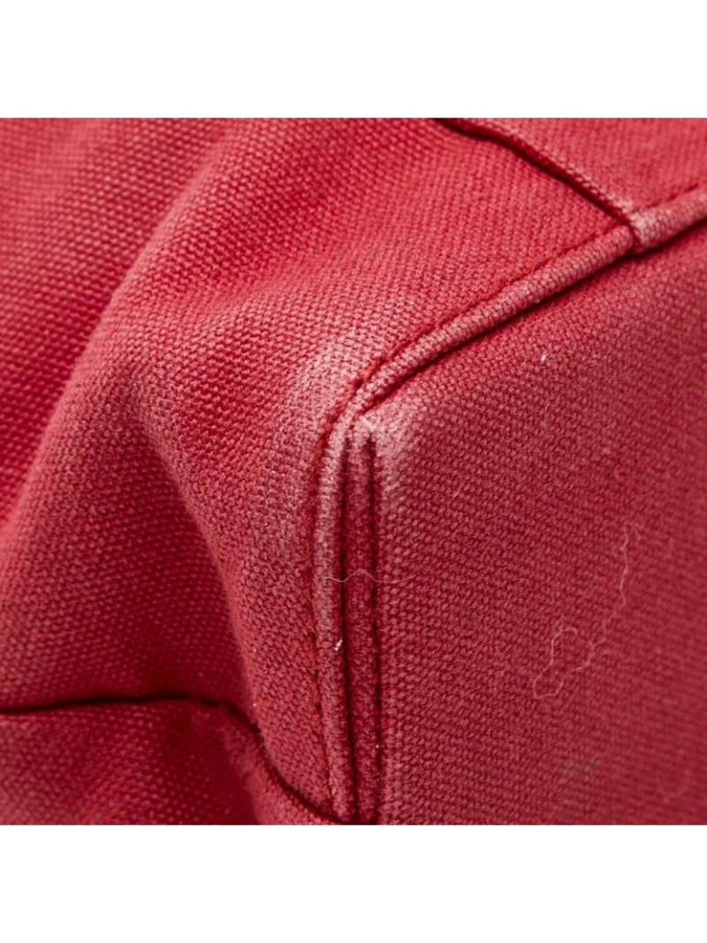 Hermes Troca Horizontal MM Tote Red Brown Black Canvas Leather - Picture 5 of 9